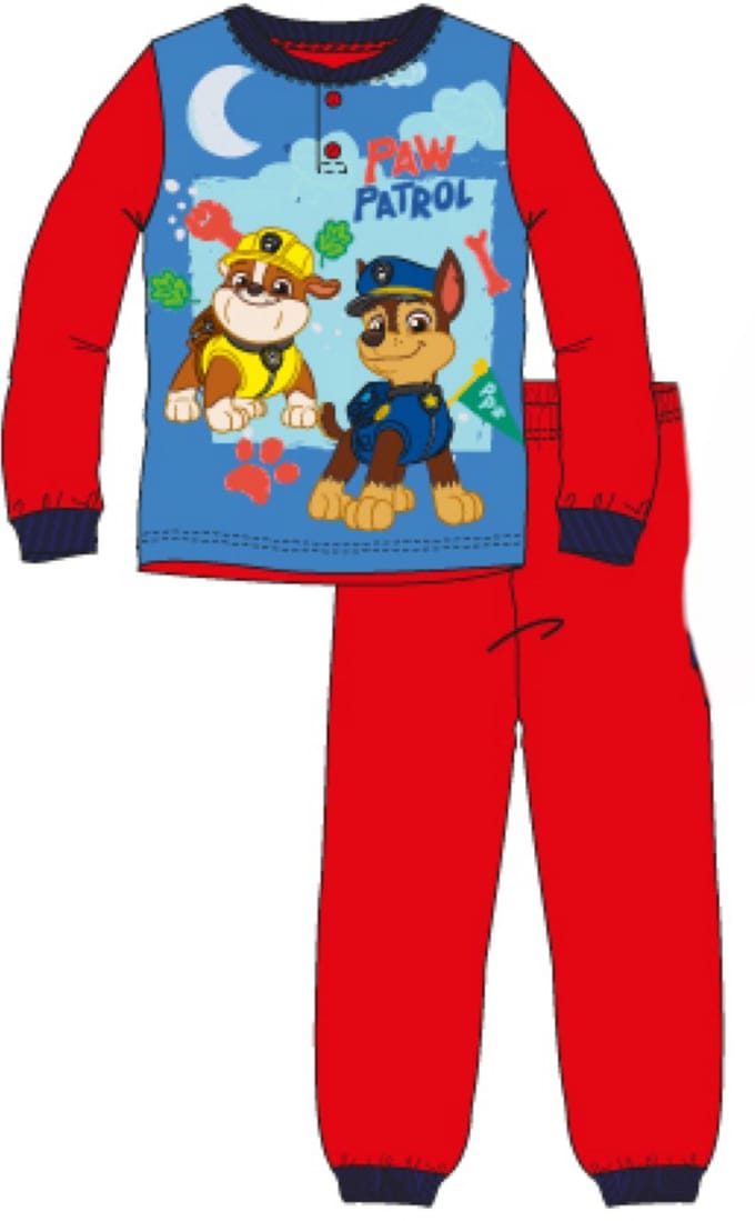 PAW Patrol Pyjama - Fleece - Rood - Maat 98