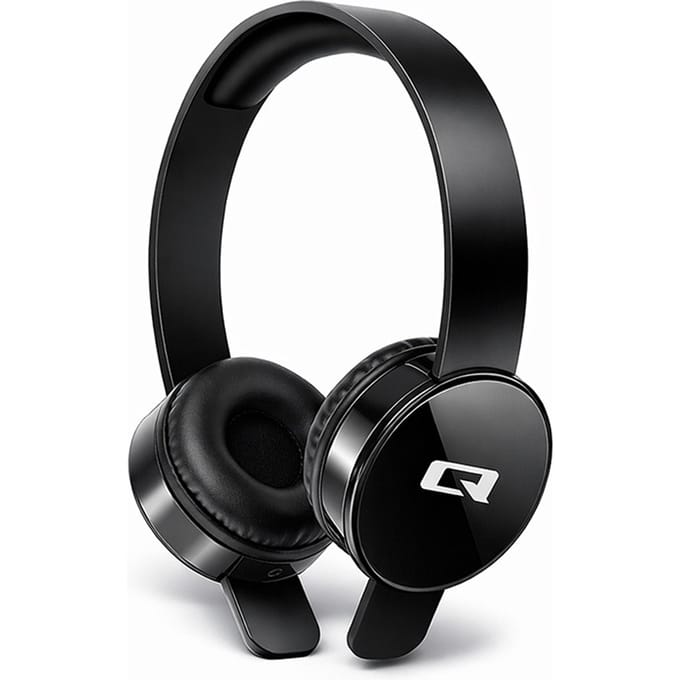 Qoltec-hoofdtelefoon met microfoon |   Zwart