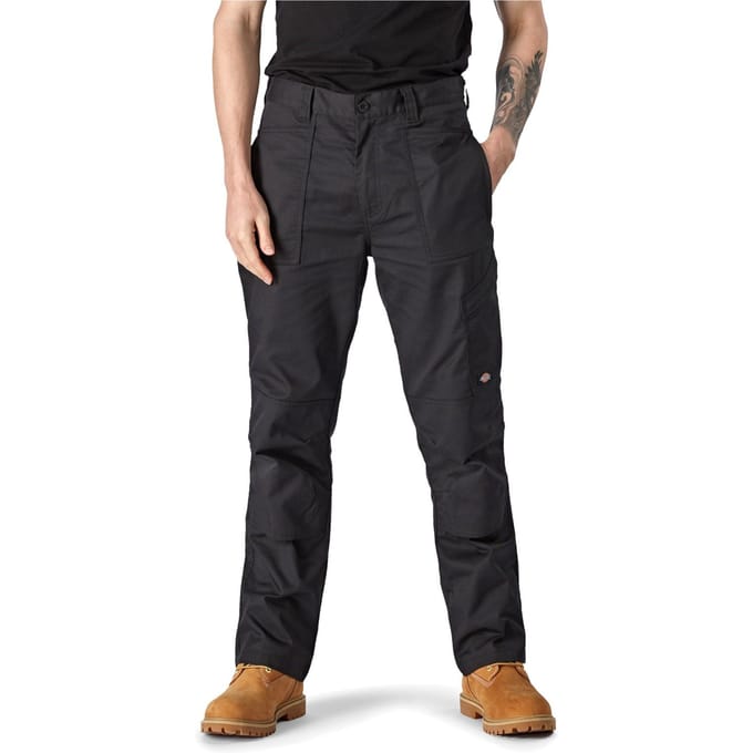 Dickies Action Flex Polyester Heren Zwarte Buitentrousers
