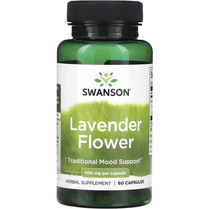 Lavendelbloem, 400 mg, 60 Capsules