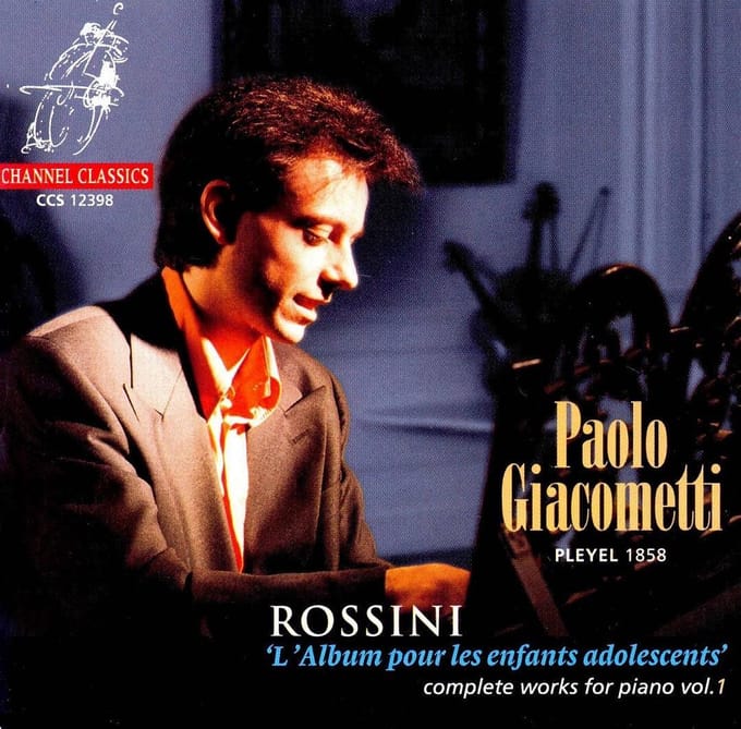 Paolo Giacometti - Rossini: Complete Works For Piano Vol 1 (CD)