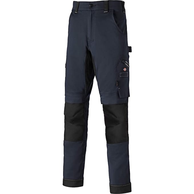Dickies Universele Flex Kniestuk Heren Navy/Zwarte Broek