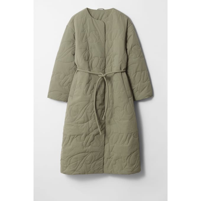 & Other Stories Mapuffer Coat Khaki Taglia: S | Cappotti monopetto Outlet | Donna | Marrone