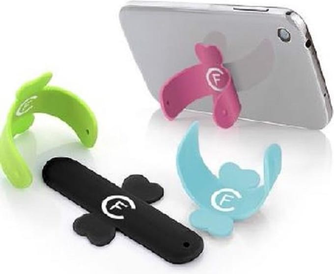 Cosmetica Fanatica - Smartphone Houder - Universeel - Flexibel - Wit
