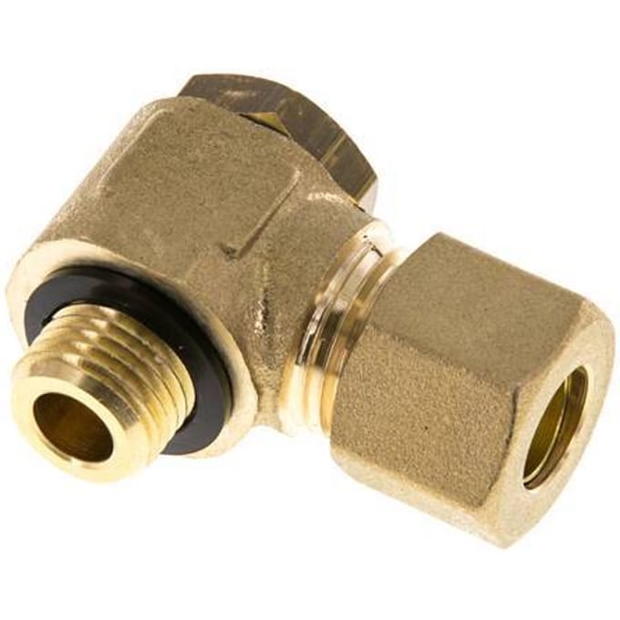 10mm & G1/4'' Messing Swivel Joint Knelfitting Buitendraad 95bar Polyamide DIN EN 1254-2