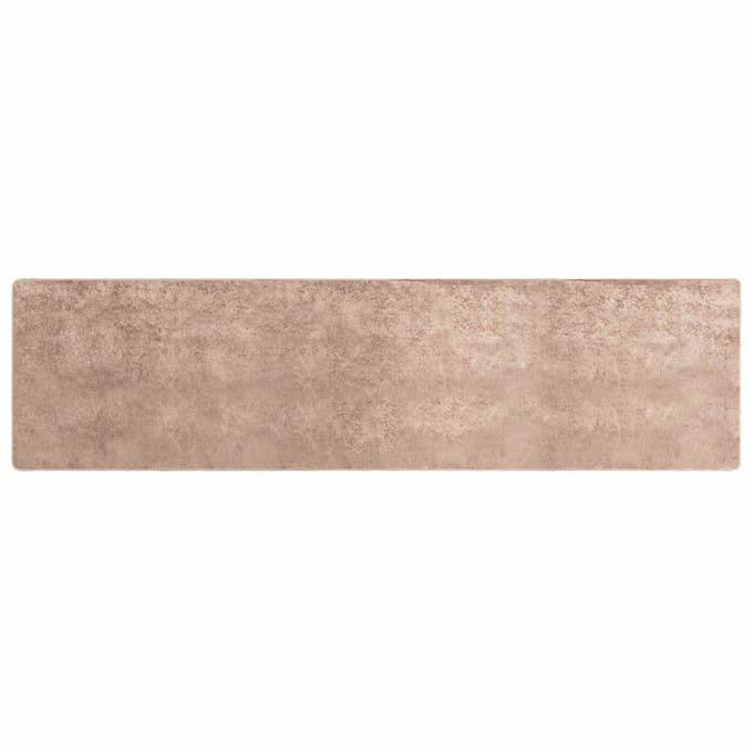vidaXL - Tapijt - Runner - MARSA - Zand - 100 - x - 450 - cm - Polyester - en - PVC