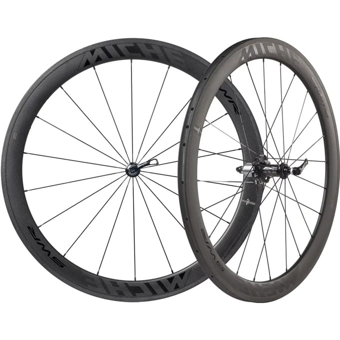 Paar fietswielen Triangle Miche Swr Full Carbon Tube