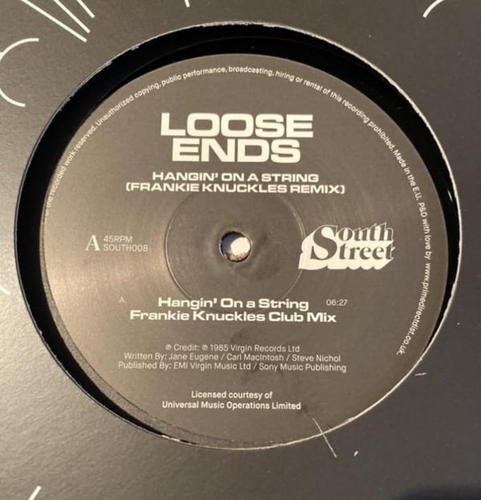 Hangin On A String (Frankie Knuckles Remix)