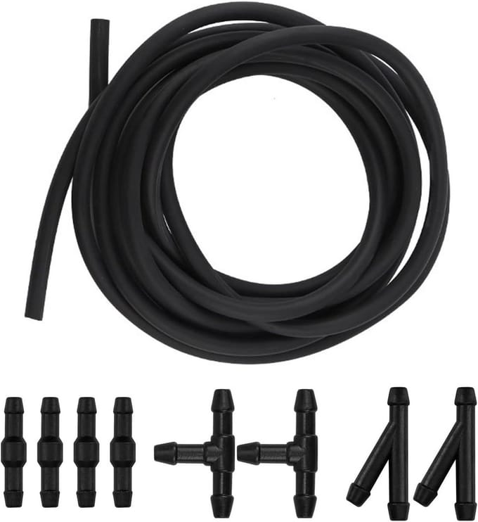 2x Universele Ruitensproeierslang Reparatie Set met 8 Verbindingen