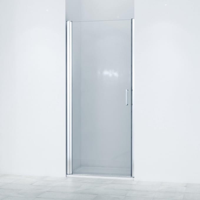 FugaFlow Efficiente Vetro 6211 Douchedeur - 100x200cm - profiel veiligheidsglas - anti kalk - chroom