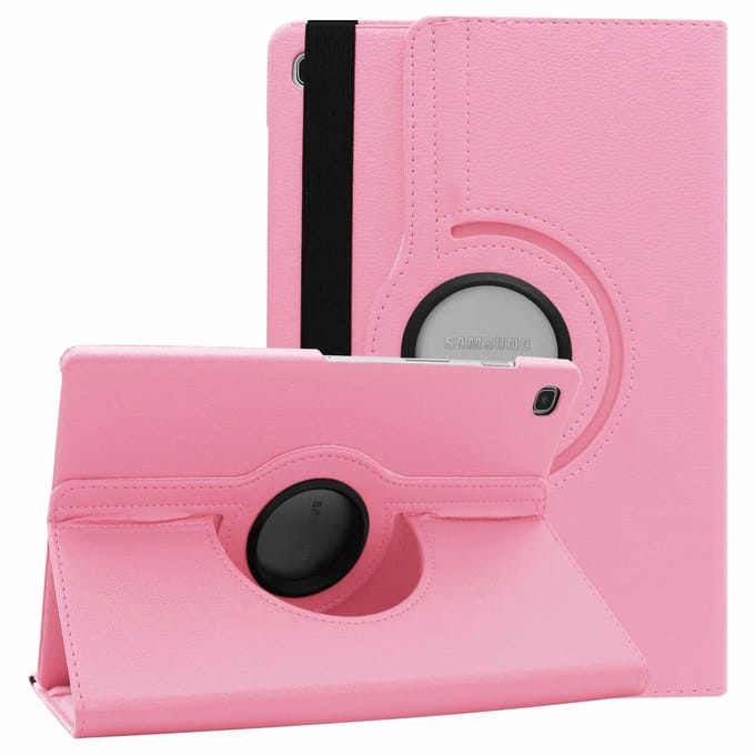 Hoes Geschikt voor Samsung Galaxy Tab S5e Draaibare Hoes - Ntech - Licht Roze