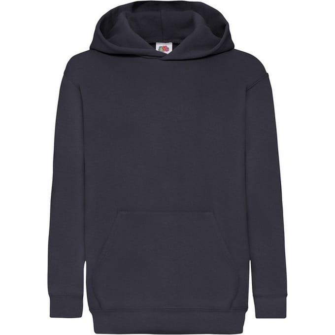 Fruit of the Loom Kinder/Kids Klassieke Hoodie (Deep Navy)