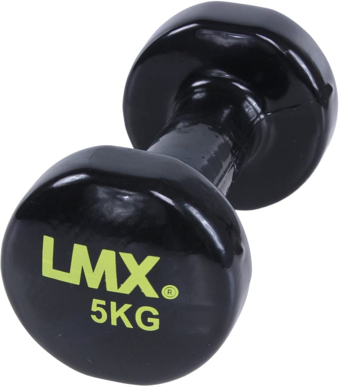 LMX Vinyl dumbbellset l 5kg l Zwart