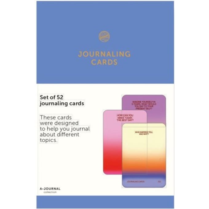 A-journal journaling cards, set van 52