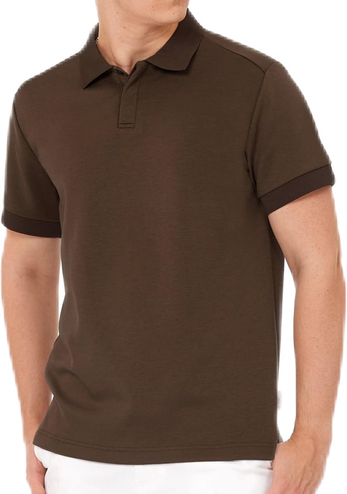 Func Factory mannen Polo Niel bruin maat M