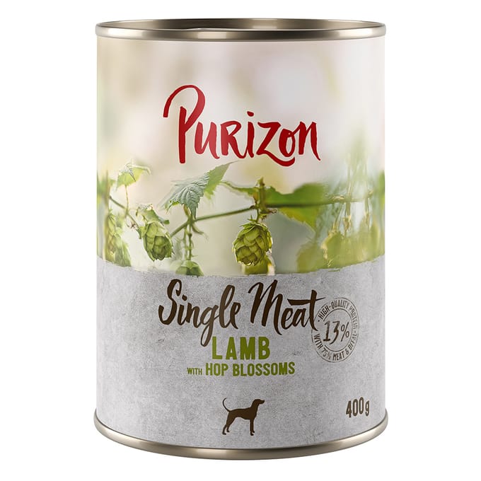 Purizon Single Meat 12 x 400 g - Lam met hopbloesem