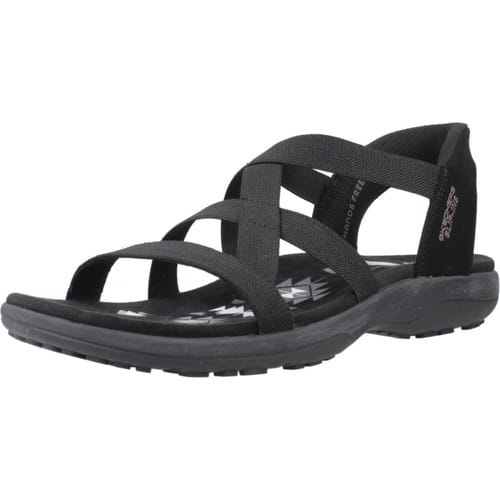 Skechers REGGAE SLIM - STRETCH FLEX Dames Sandalen - Zwart