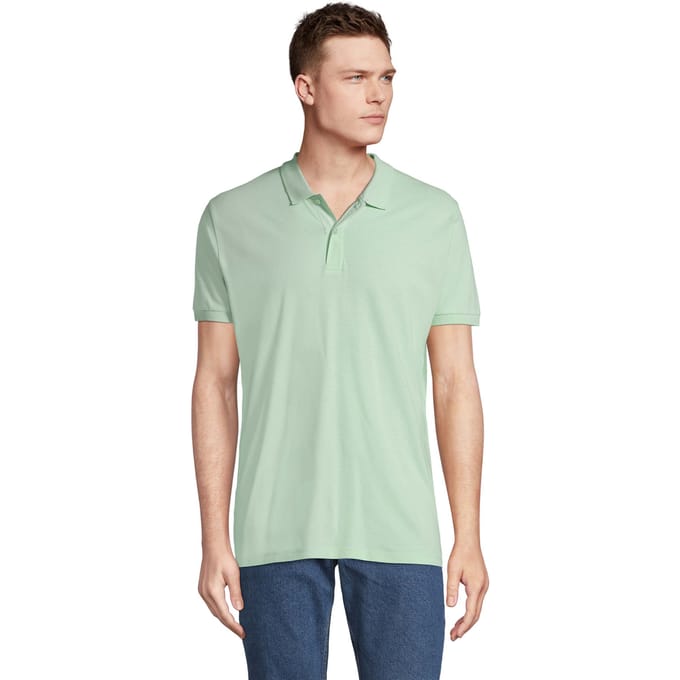 SOLS Heren Planet Poloshirt (Bevroren groen)