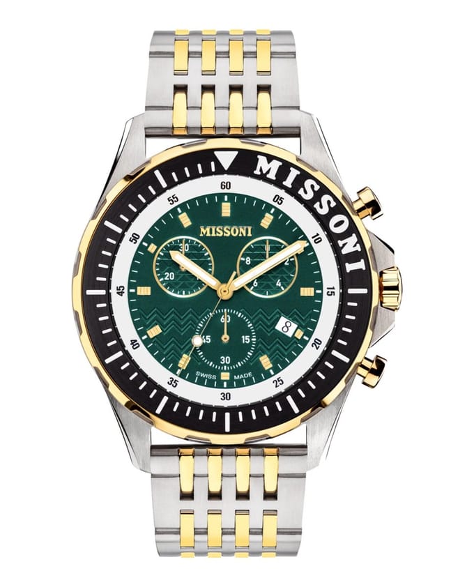 Missoni Urban MWJD00422 Horloge - Staal - Multi - Ø 45 mm