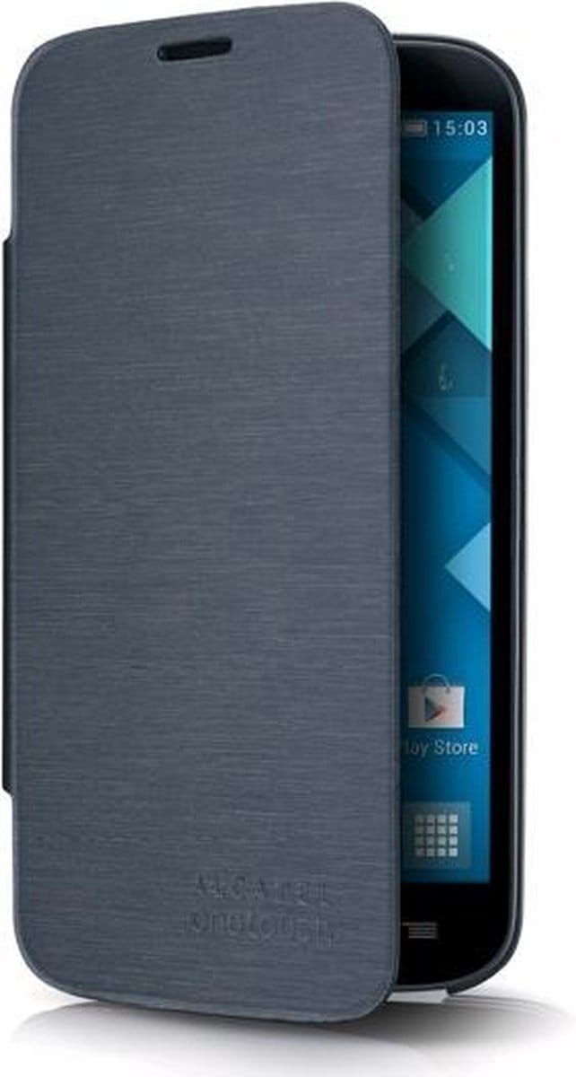 Alcatel One Touch Pop C9 Flip Case Grey
