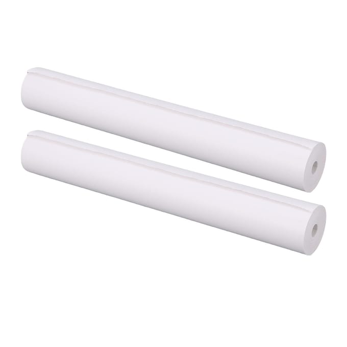 2 Rouleaux Papier d'Impression Thermique 26,25 Pieds de Longueur 11,8 Pouces de Largeur Haute Luminosité et Douceur Polyvalent white