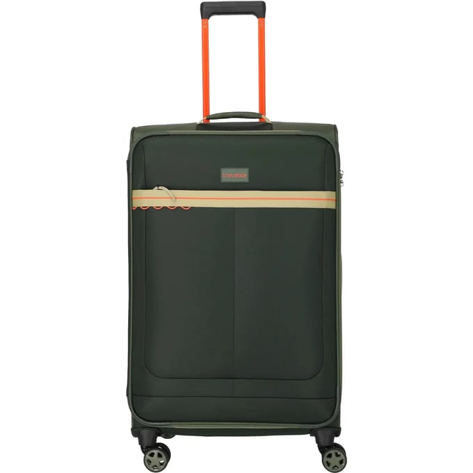 travelite trolley Color Craze 4W Trolley Oliv donkergroen 77cm