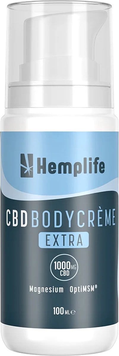 CBD + Magnesium Bodycrème Extra 1000mg CBD | Hemplife 100ml