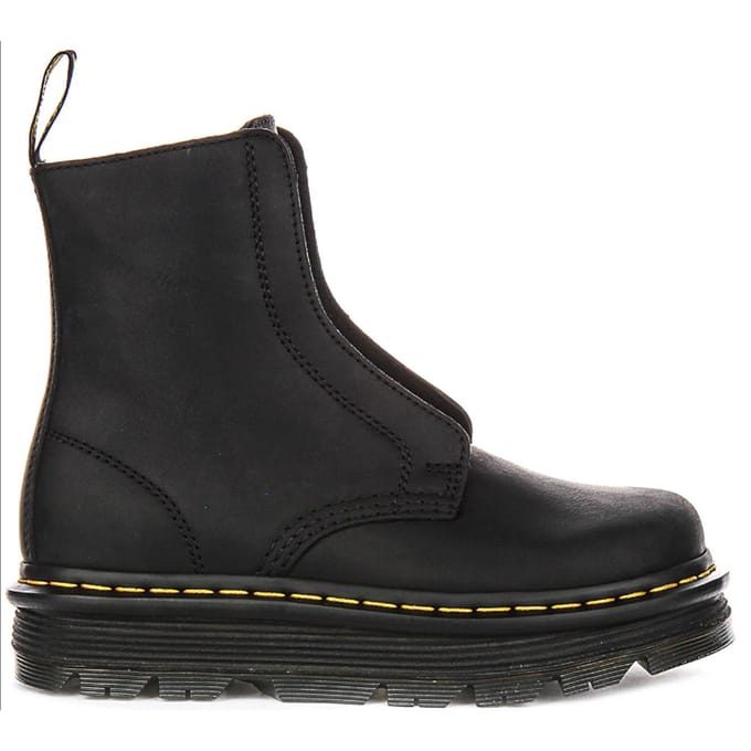 Laarzen Dr. Martens ZebZag Lace Less Laceless Boot Black Wyoming