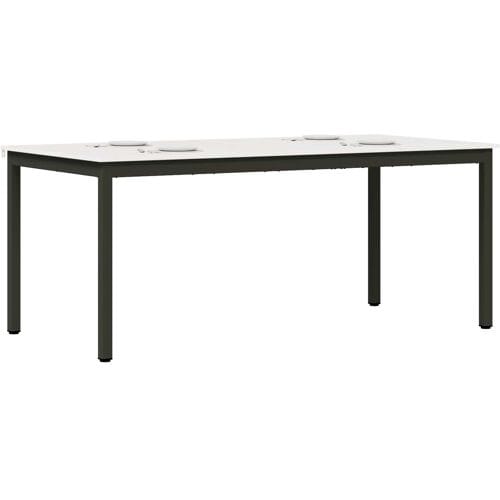 vidaXL - Eettafel - Wit - 180 - x - 90 - x - 75 - cm - Massief - grenenhout