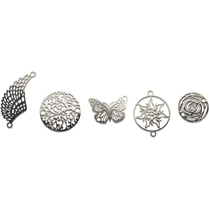VBS Charms- Connector Mix, plat