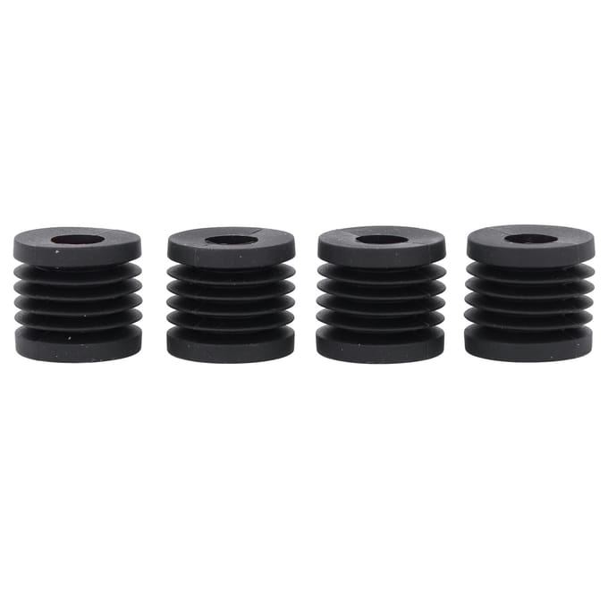 4PCS Pieds de Coussinets pour Imprimante 3D Coussinets de Pieds en Caoutchouc Antidérapants pour Imprimante pour Ender 3 3S 3 PRO 3 V2 5 6 black