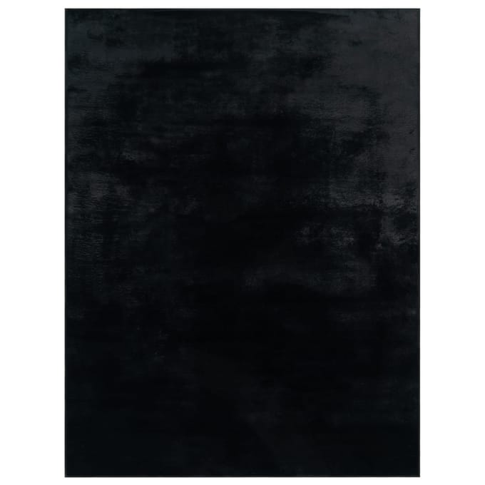 Zacht kleed Solina zwart 240x340 cm
