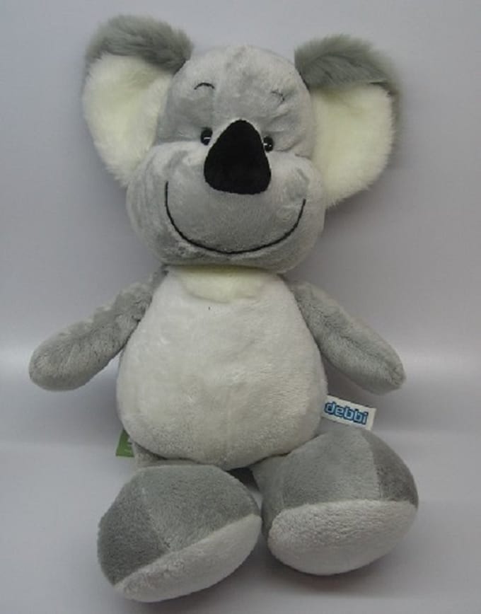 Debbi - Koala grijs - 30cm - knuffel