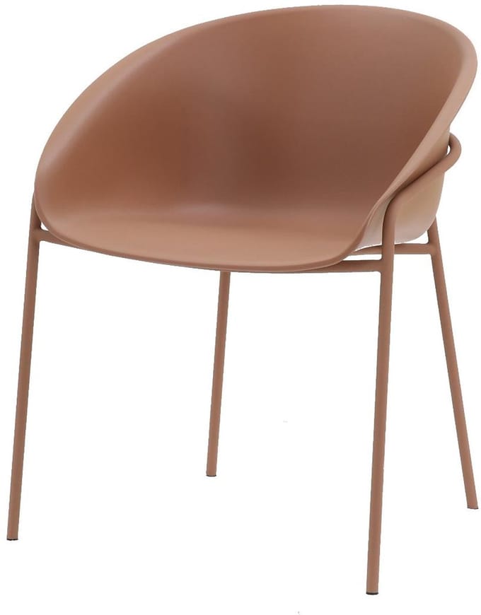 DS4U - Ella kunststof tuinstoel - terracotta