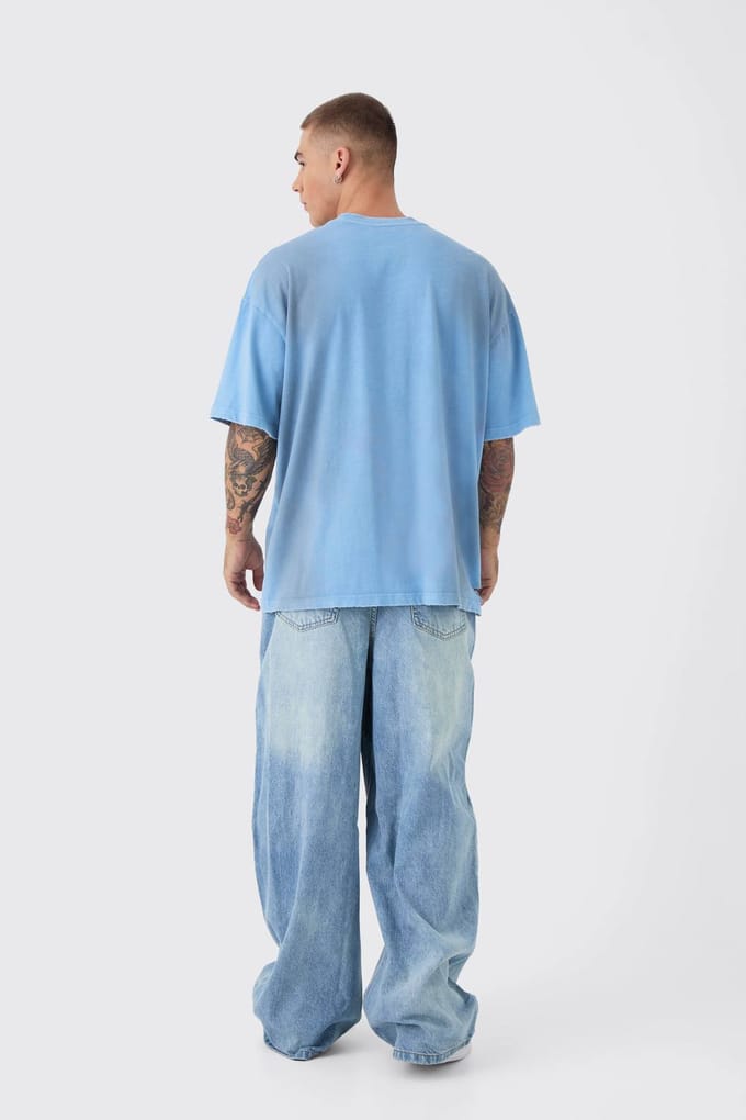 Essential Parachute Fit Jeans | Antique Blue | Size 52R