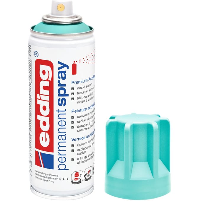 edding 5200 "Permanentspray", zijdemat - Weelderig-Turkoois