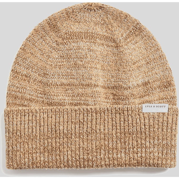 Lyle & Scott Multi Marl Beanie - Bruin