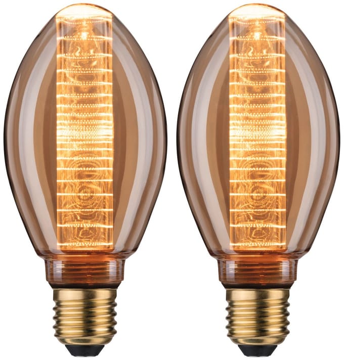 Inner Glow Edition Set LED-kolf E27 230V 2x230lm 2x4W 1800K Goud ringpatroon