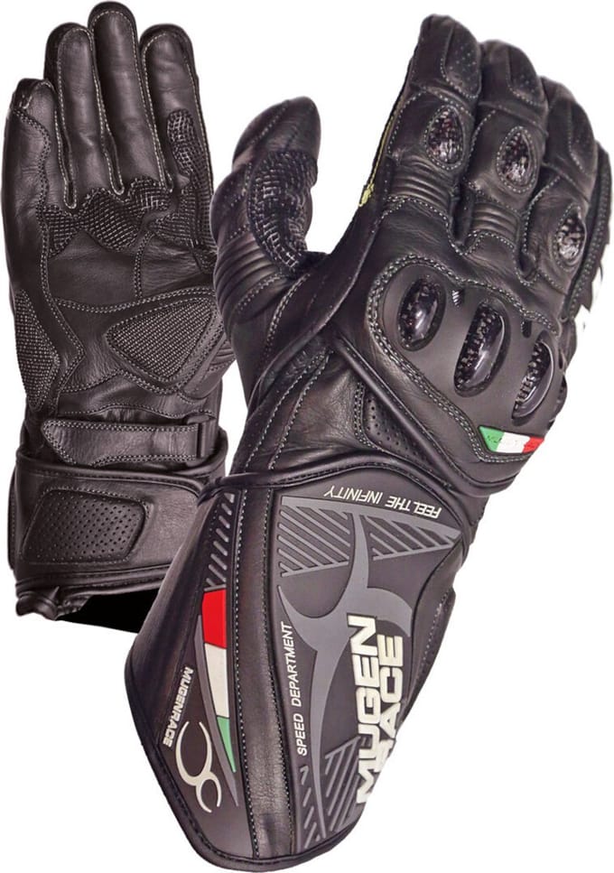 MUGENRACE Neptun Zwarte Handschoenen - Handschoen