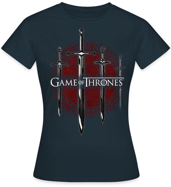 Game Of Thrones Zwaarden van de Huizen T-Shirt Dames