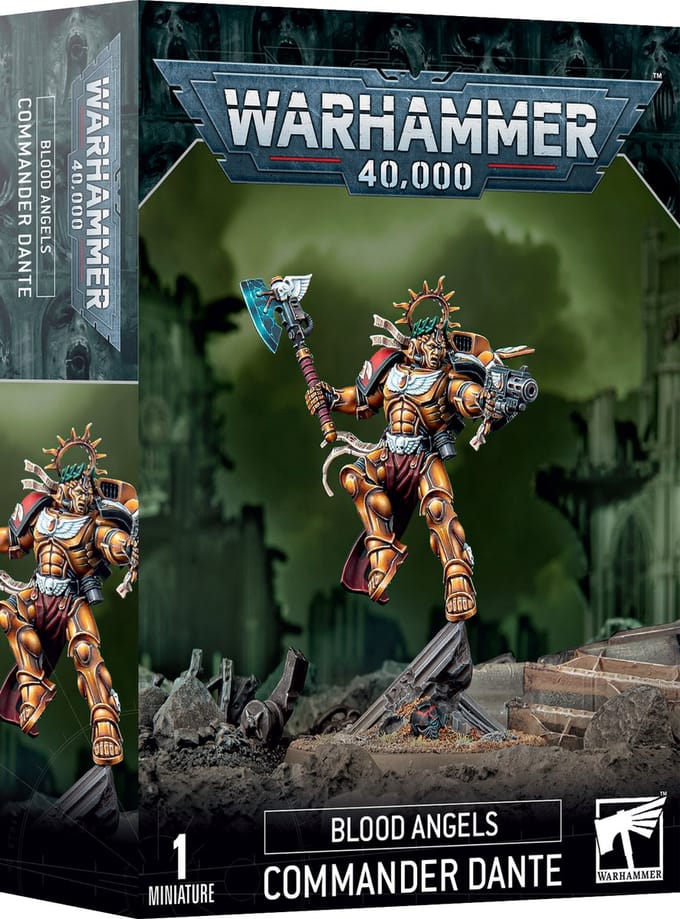Figurine Games Workshop Warhammer 40k - Blood Angels Commandeur Dante (Primaris)
