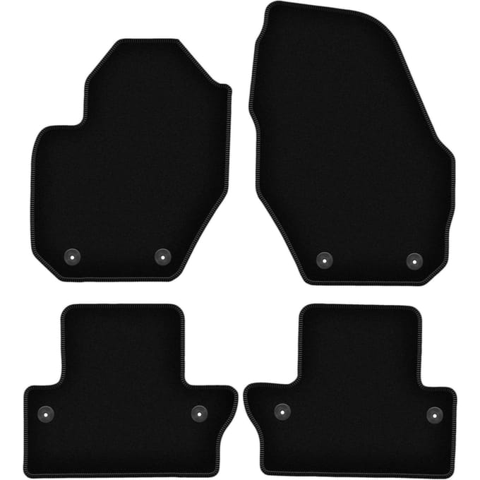 BASIC zwarte veloursmatten voor: Volvo S60 II sedan (2010-)