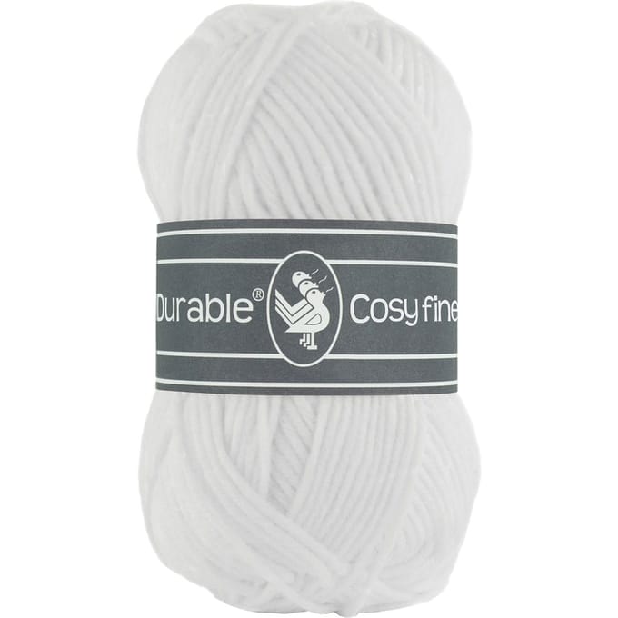 Durable Cosy Fine - 310 white - Katoen/Acryl Garen