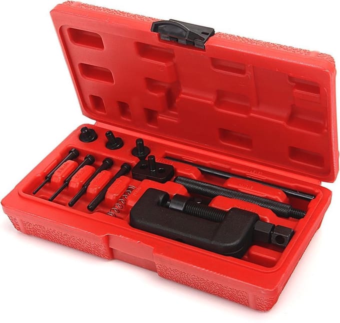 HBM 12 Delige Kettingpons en klink Set