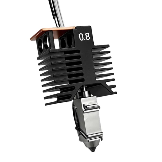 Vervangende Hotend Kit voor Snapmaker U1 3D-printer 0.8mm Mondstuk 48W Keramische Verwarming Hoge Doorstroming Hot End black