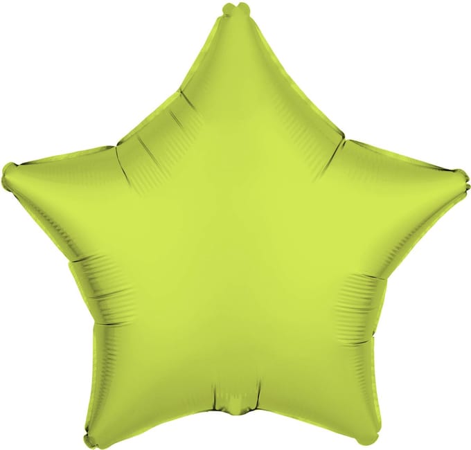 Riethmüller - Folieballon ster - neon geel - 45 cm