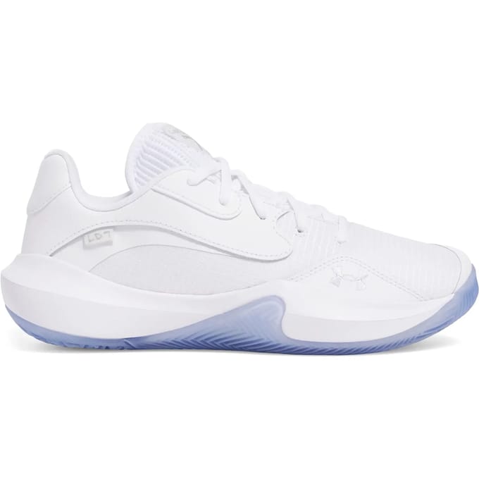 Under Armour Lockdown 7 Low Basketbalschoenen Wit EU 44 Man,Vrouw