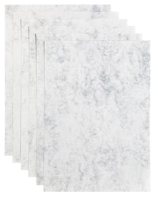 Papicolor - Kopieerpapier A4 200gr 6vel marble grijs