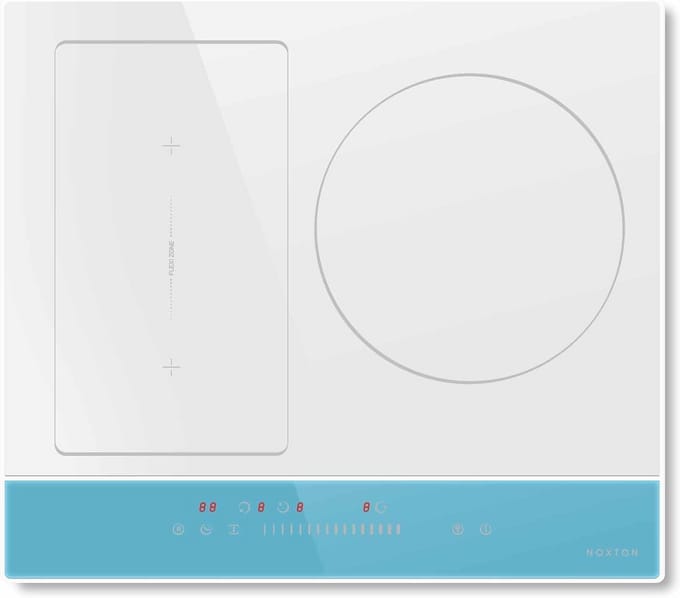 Inductiekookplaat met 3 zones en digitaal display