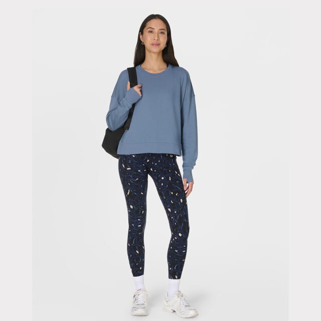 Sweaty Betty Sweaty Betty After Class Crop Sweatshirt - Maat M